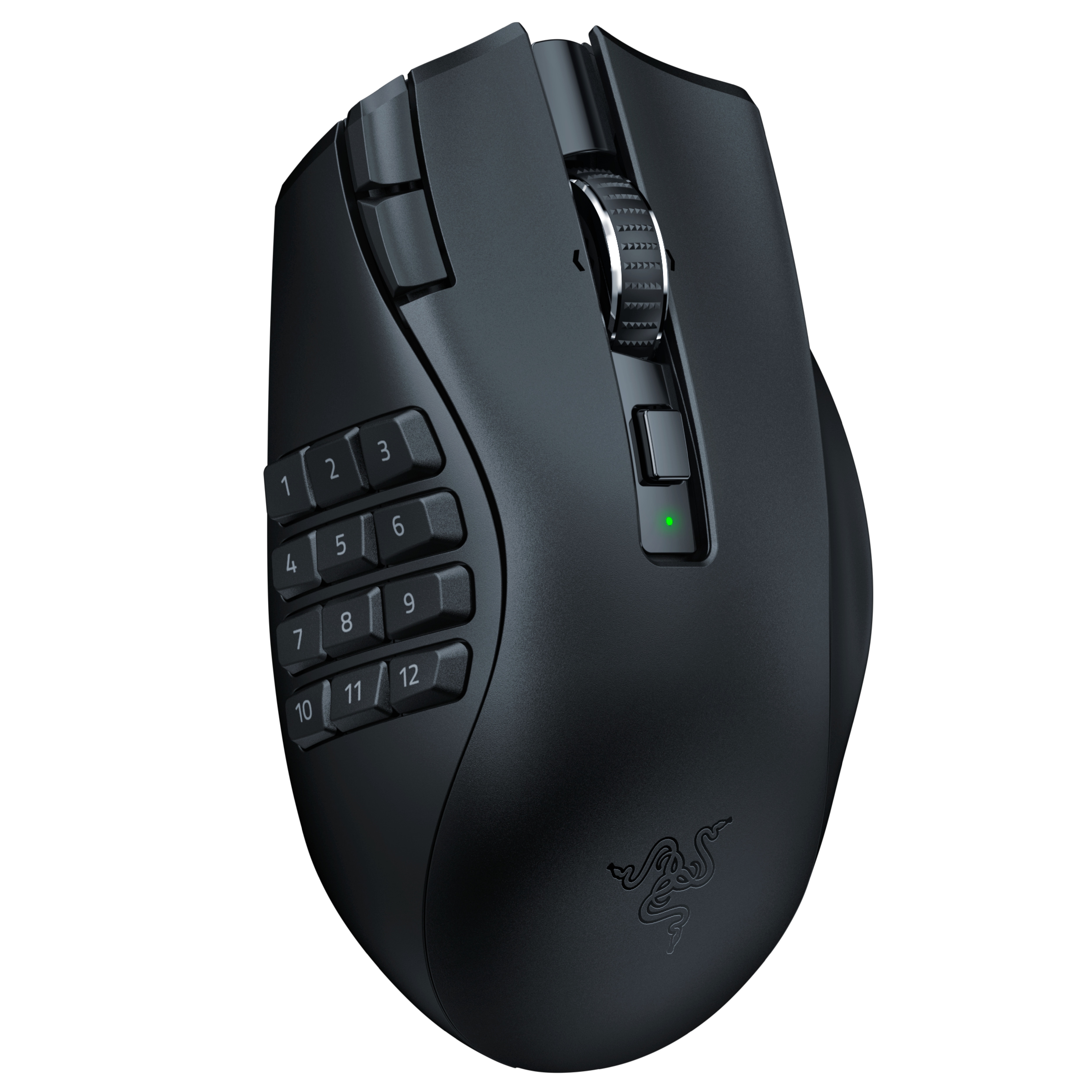 RAZER Naga V2 Hyperspeed Gaming-Maus Schwarz kabellos (Funk / Bluetooth) für Rechtshänder