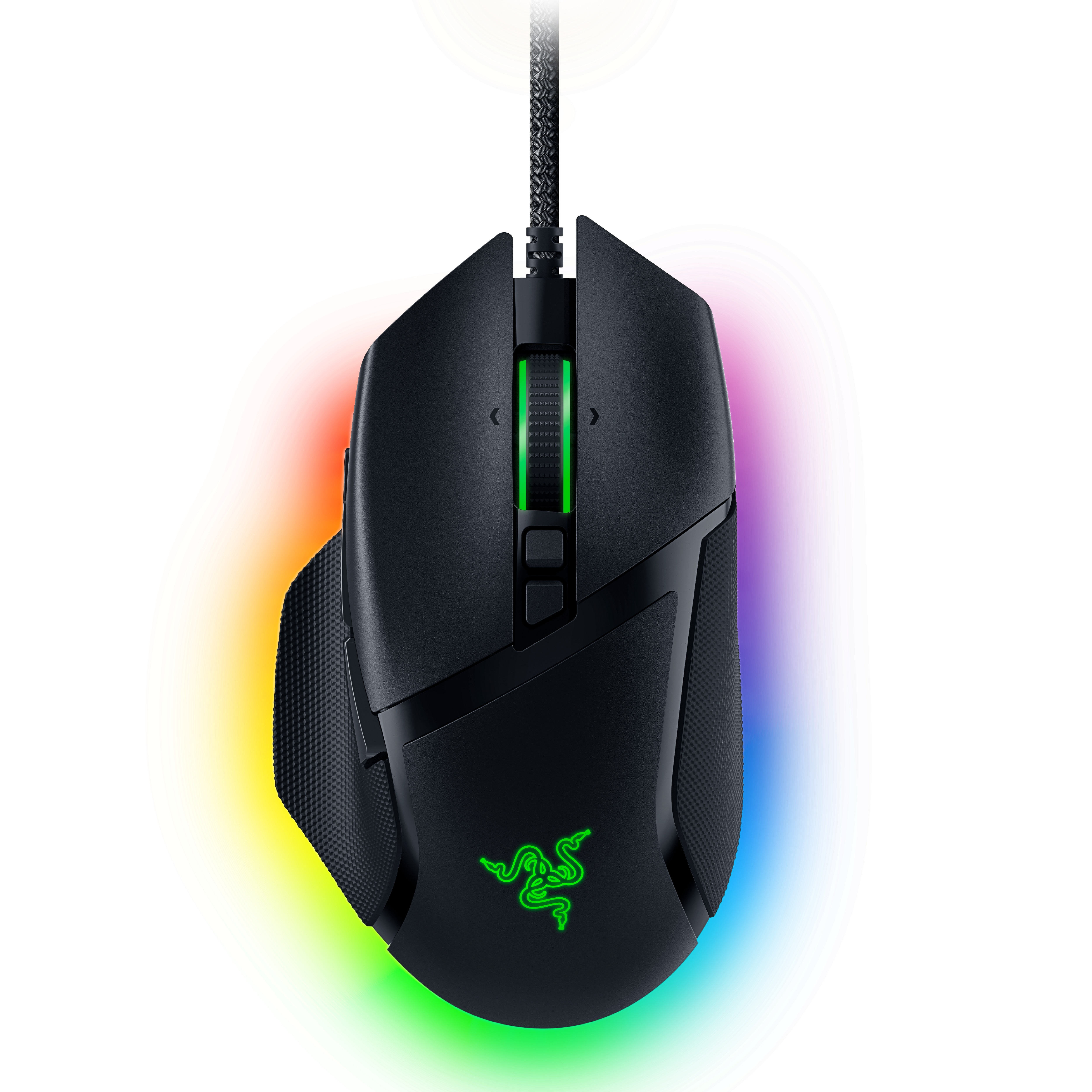 RAZER Basilisk V3 Gaming-Maus Schwarz kabelgebunden für Rechtshänder