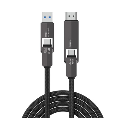 Image of 4smarts USB4 HDMI Kabel ComboCord 240W 1.5m, schwarz