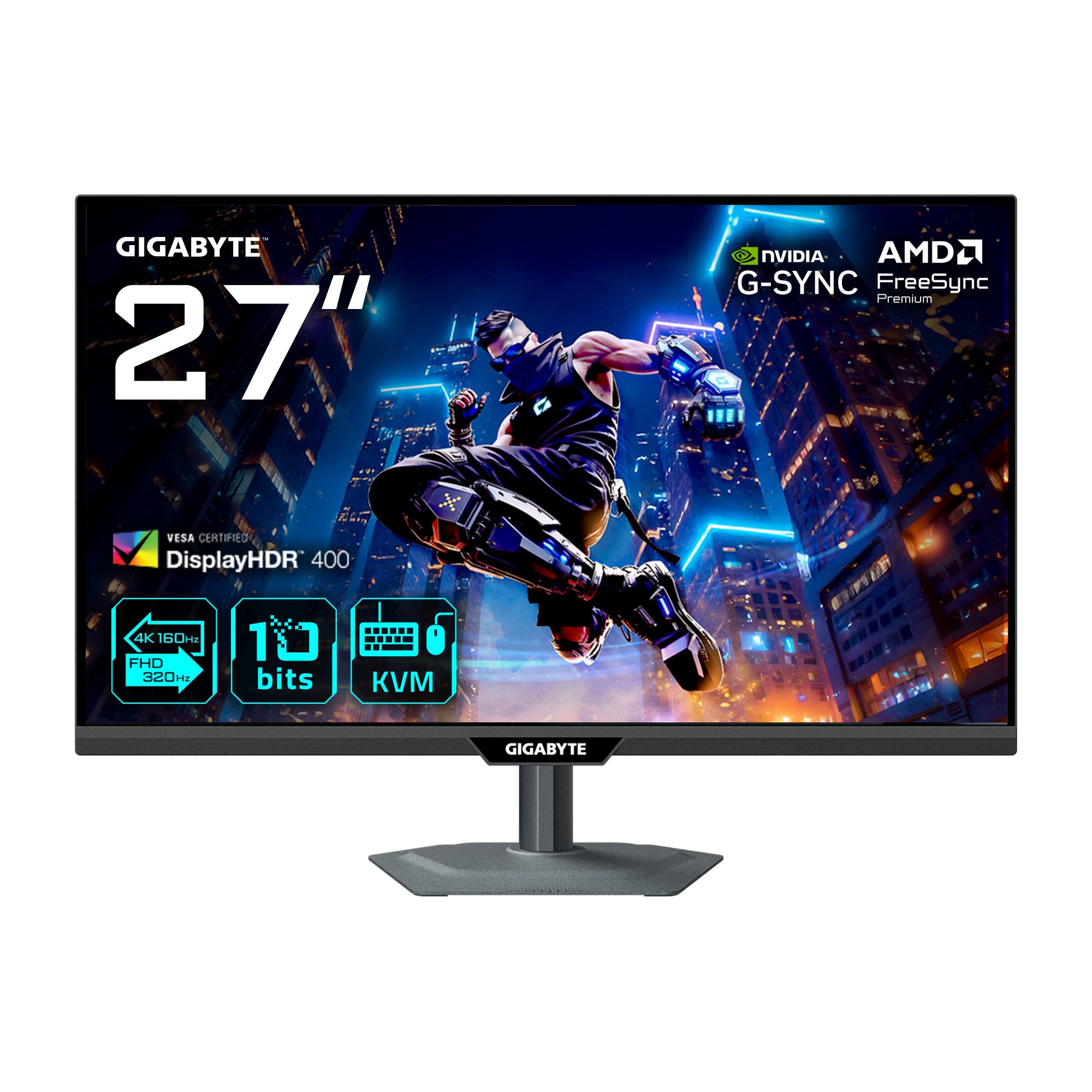 Gigabyte Spielmonitor 27” - M27up - 4K Uhd - 160Hz - Freesync Premium Pro - Bild 5