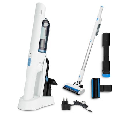 MEDION P200 Akku-Stielstaubsauger mit 20 kPA Saugleistung weiß