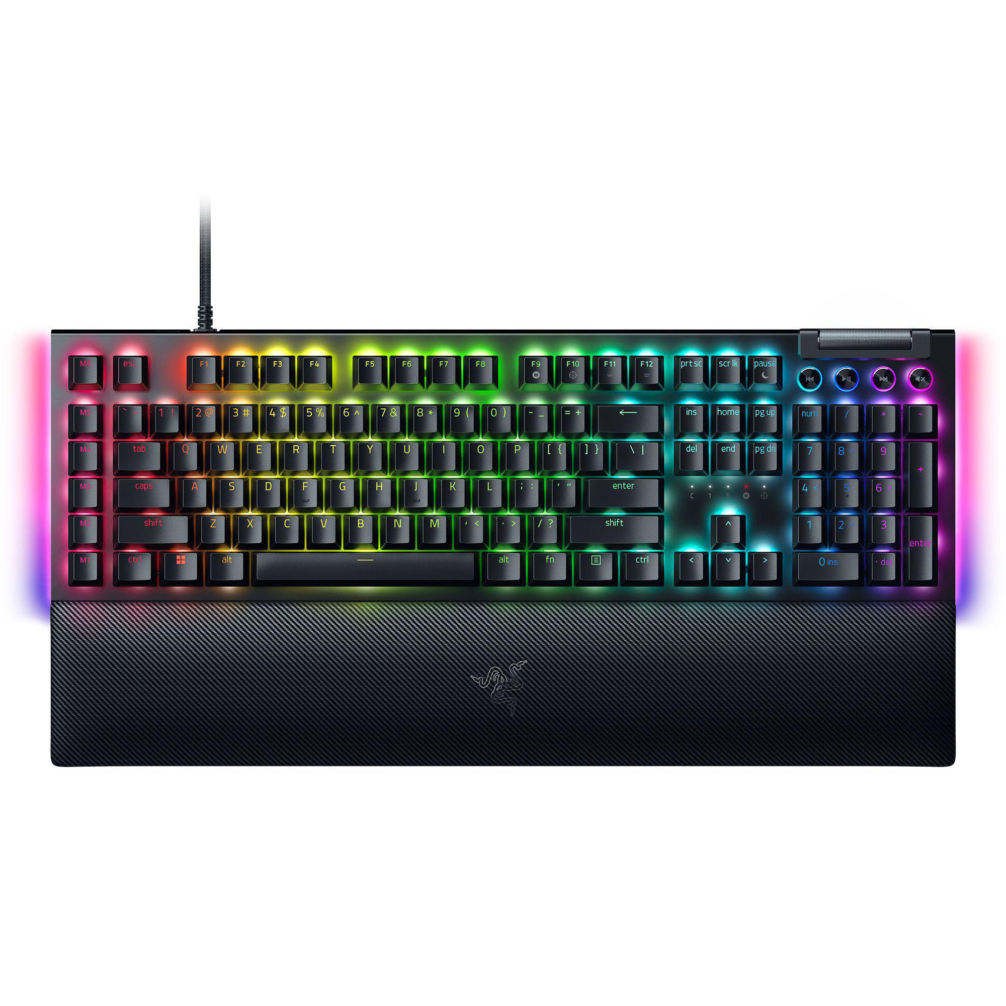 RAZER BlackWidow V4 Gaming Tastatur kabelgebunden, Mechanisch, Schwarz