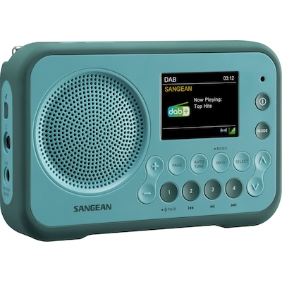 Sangean DPR-76BT Portables DAB Radio Lichtblau