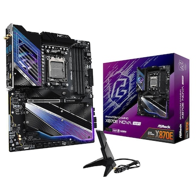 ASRock  X870E Nova WiFi ATX Mainboard Sockel AM5 | 04710483949654
