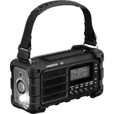 Sangean MMR-99 DAB+ Portables Notfall-Radio Mitternachtsschwarz