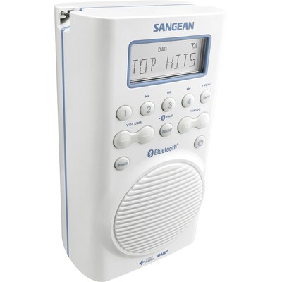 Sangean H-205 BT (Aquatic 205) Portables Dusch-Radio Weiß