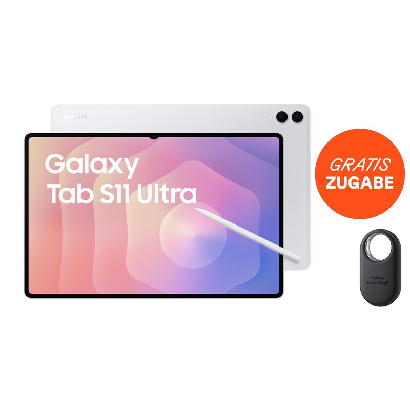 Tablet,11 günstig Kaufen-Samsung Galaxy Tab S11 Ultra SM-X930N Wifi 256GB silver Android 16 Tablet + SmartTag 2 EI-T5600 schwarz. Samsung Galaxy Tab S11 Ultra SM-X930N Wifi 256GB silver Android 16 Tablet + SmartTag 2 EI-T5600 schwarz <![CDATA[• 36.99 cm (14.6 Zoll) AMOLED Display