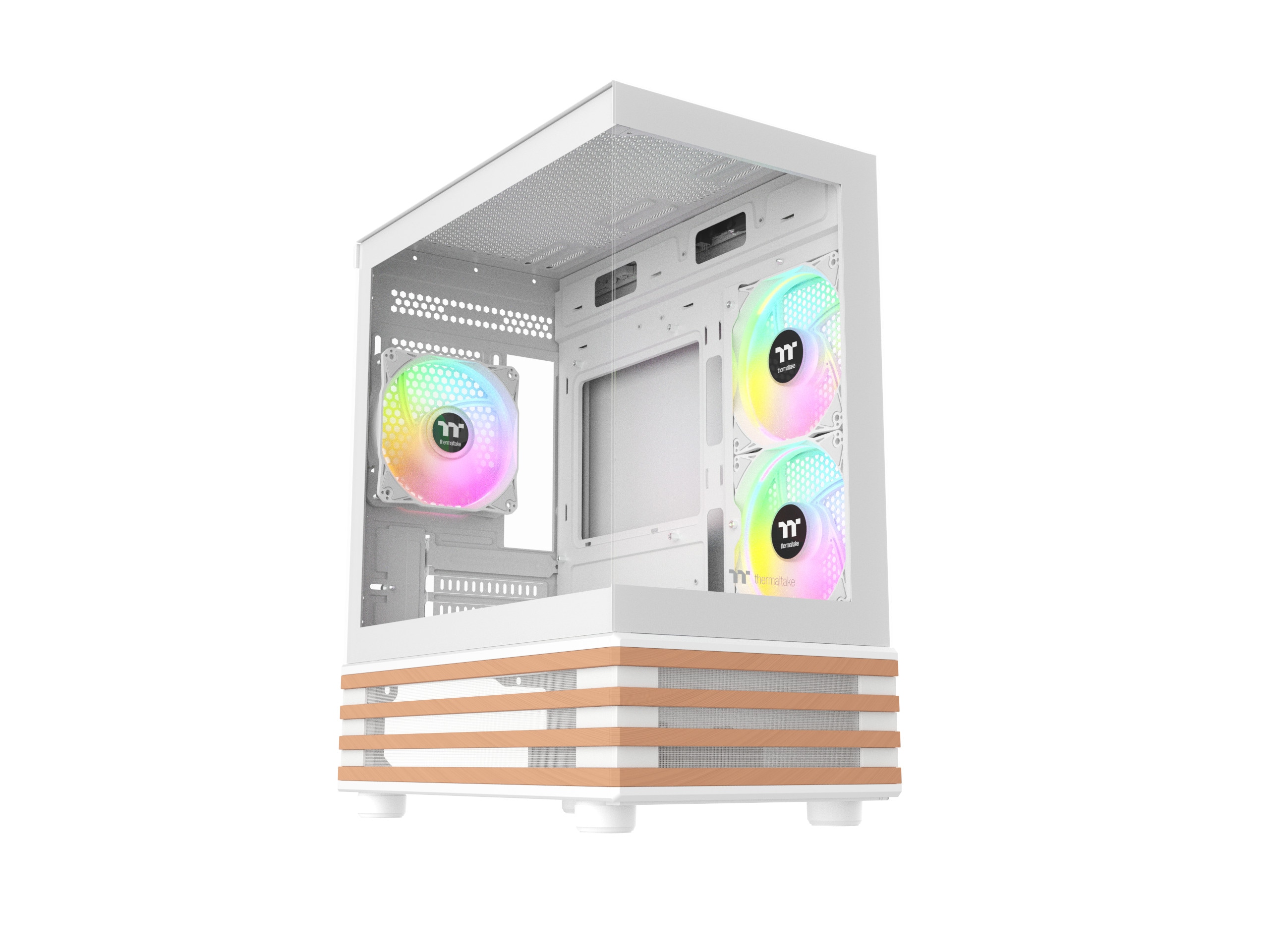 THERMALTAKE View 170 WS ARGB Mini Tower ATX Gehäuse snow white