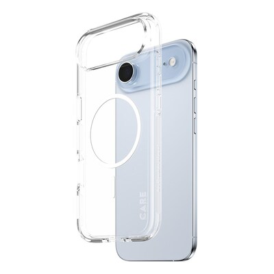 CARE by PanzerGlass® Flagship Case Transparent Urban Explorer m. Weiß MagSafe iPhone 17 Air