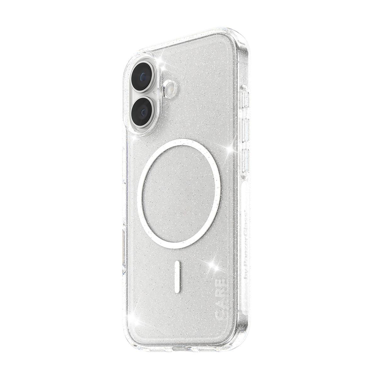 CARE by PanzerGlass® Flagship Case Transparent Urban Explorer Star Lit m. Weiß MagSafe iPhone 17 Air