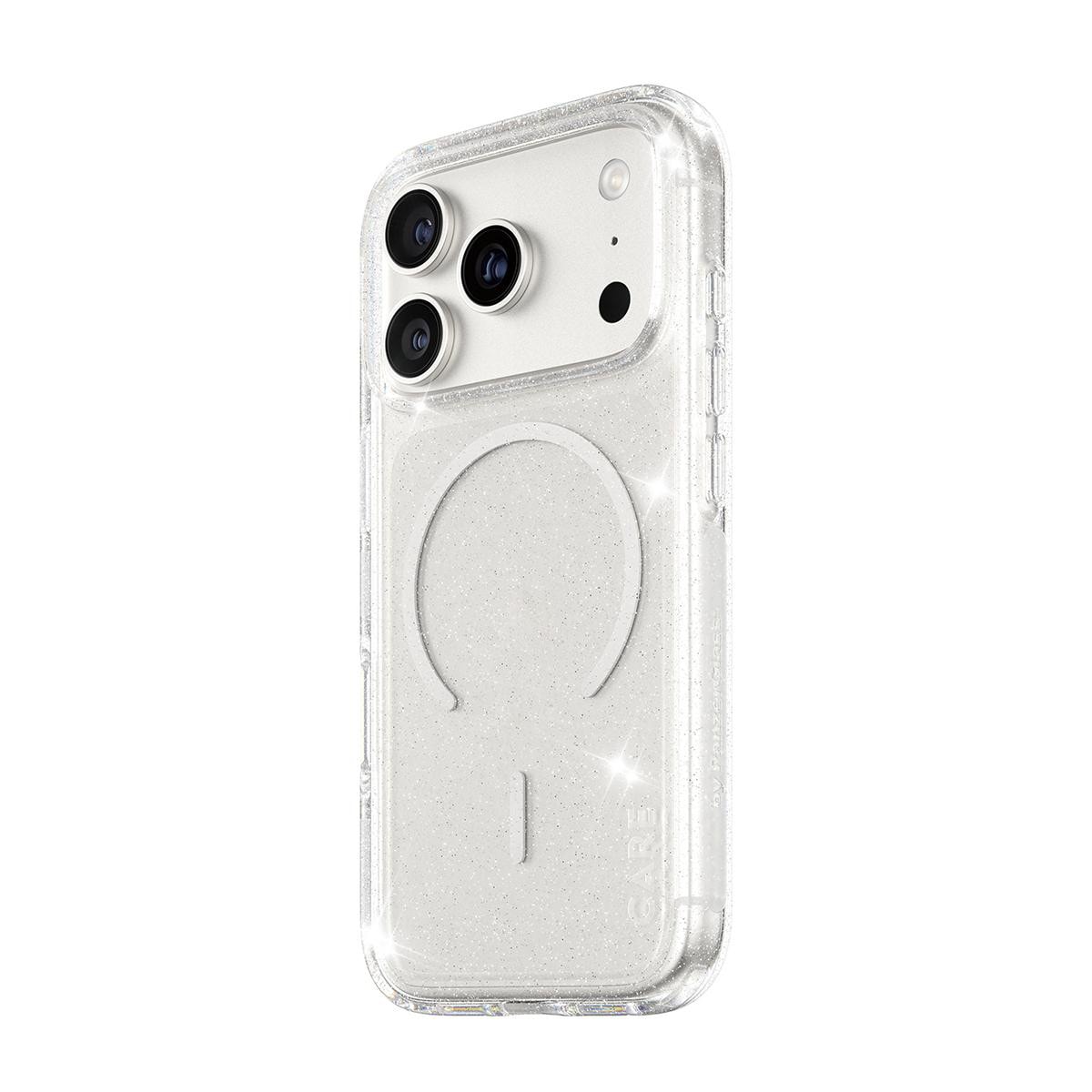 CARE by PanzerGlass® Flagship Case Transparent Urban Explorer Star Lit m. Weiß MagSafe iPhone 17 Pro