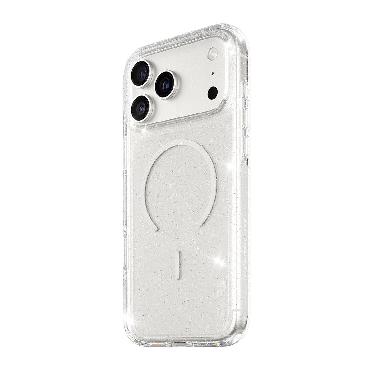 CARE by PanzerGlass® Flagship Case Transparent Urban Explorer Star Lit m. Weiß MagSafe iPhone 17 Pro Max