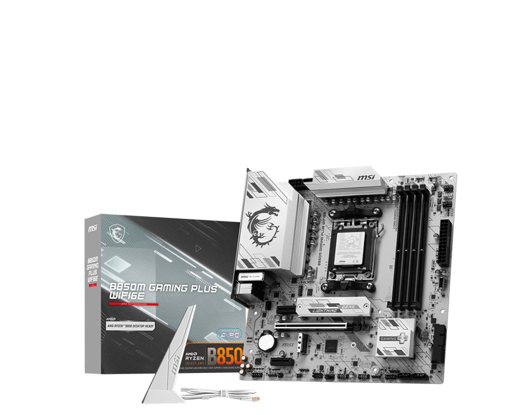 MSI B850M Gaming Plus WIFI6E (AM5, AMD B850, mATX), Mainboard - Image 2