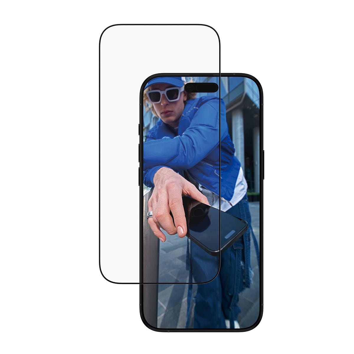 Panzer Glass Verstärktem Glas Für Iphone Air Ultra-Breite Passform Mit Easyaligner Stoßfestem Panzerglas Transparent - Bild 3