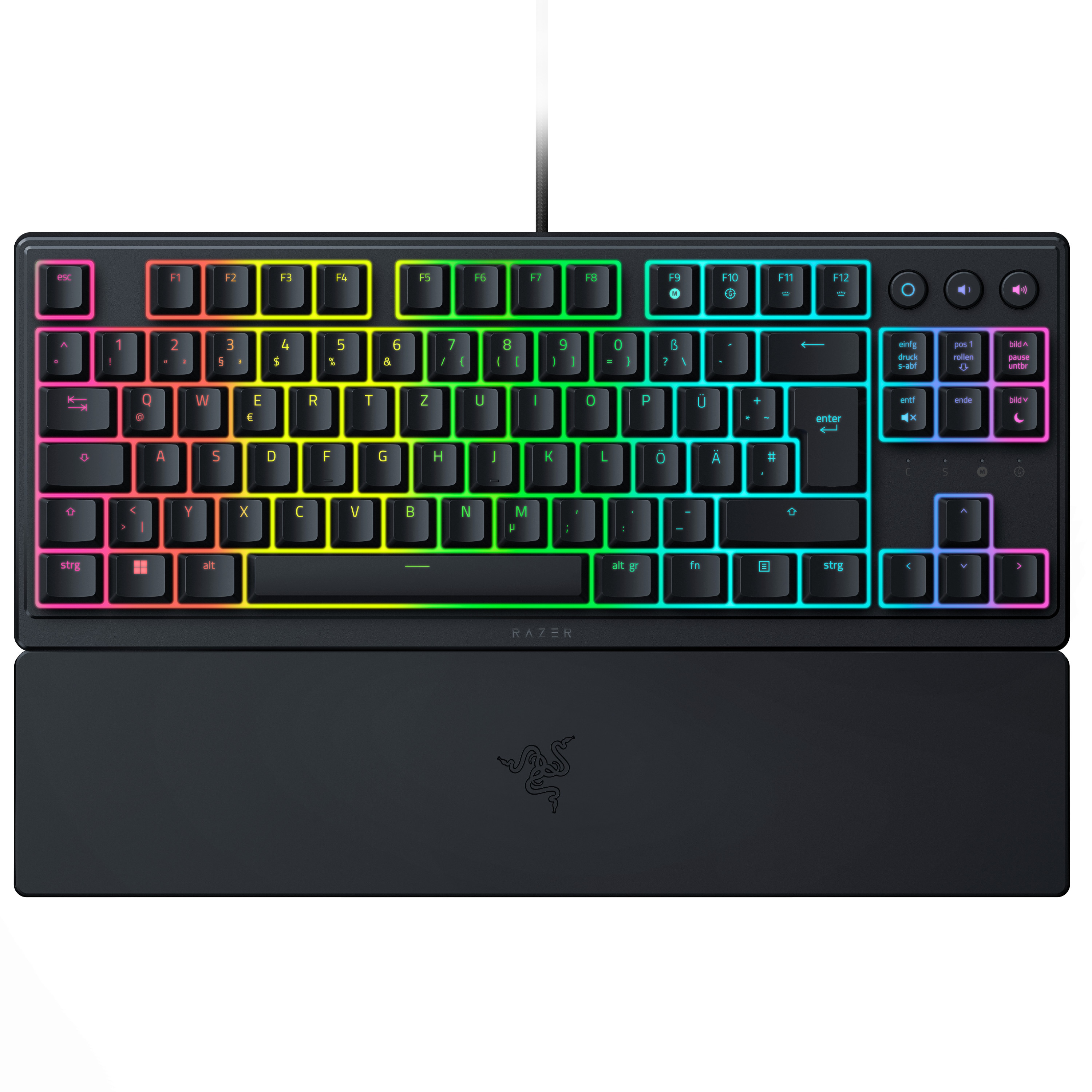 RAZER Ornata V3 TKL Gaming Tastatur kabelgebunden, Mechanisch, Schwarz