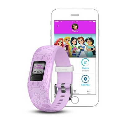 Garmin vivofit jr. 2 "Disney Prinzessinnen lila" Fitnesstracker für Kinder