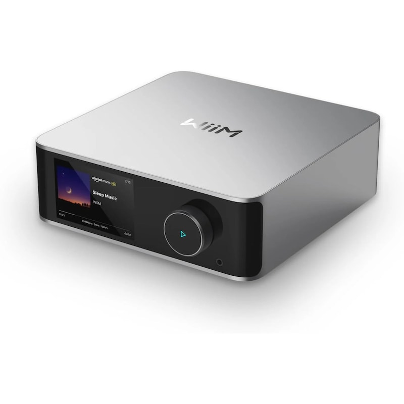 Ethernet günstig Kaufen-WiiM Ultra High-Res-Wireless Streamer silber. WiiM Ultra High-Res-Wireless Streamer silber <![CDATA[• Farbe: silber • Kompatibel mit Spotify, Amazon Alexa, Google Music • 3,5 Zoll Farb-Touchscreen-Display • Wi-Fi 6E, Bluetooth 5.3 • RJ45 Ethernet-Schnitts