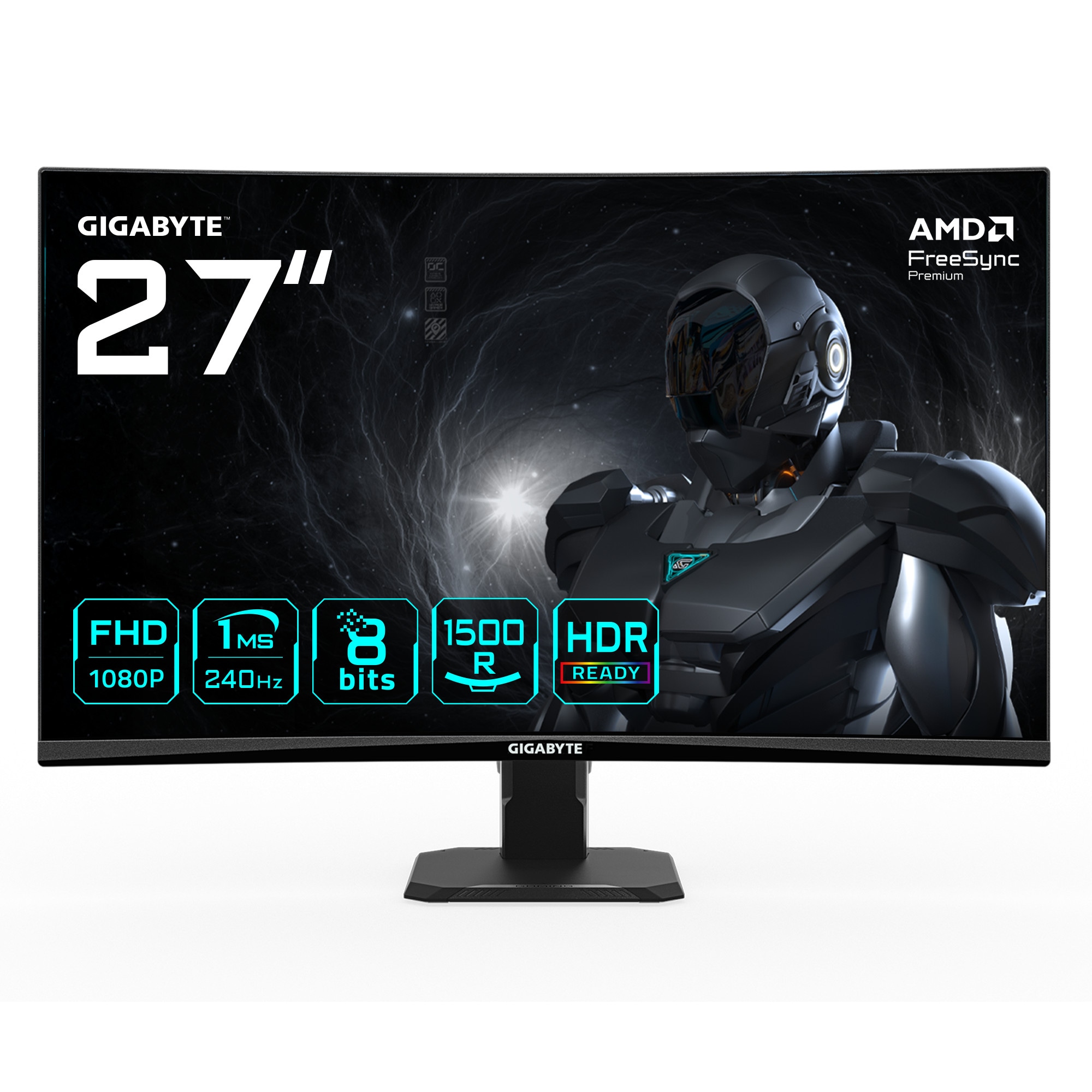 GIGABYTE GS27FC2 27 Zoll Full HD VA Panel 16:9 240 Hz Curved Gaming Monitor
