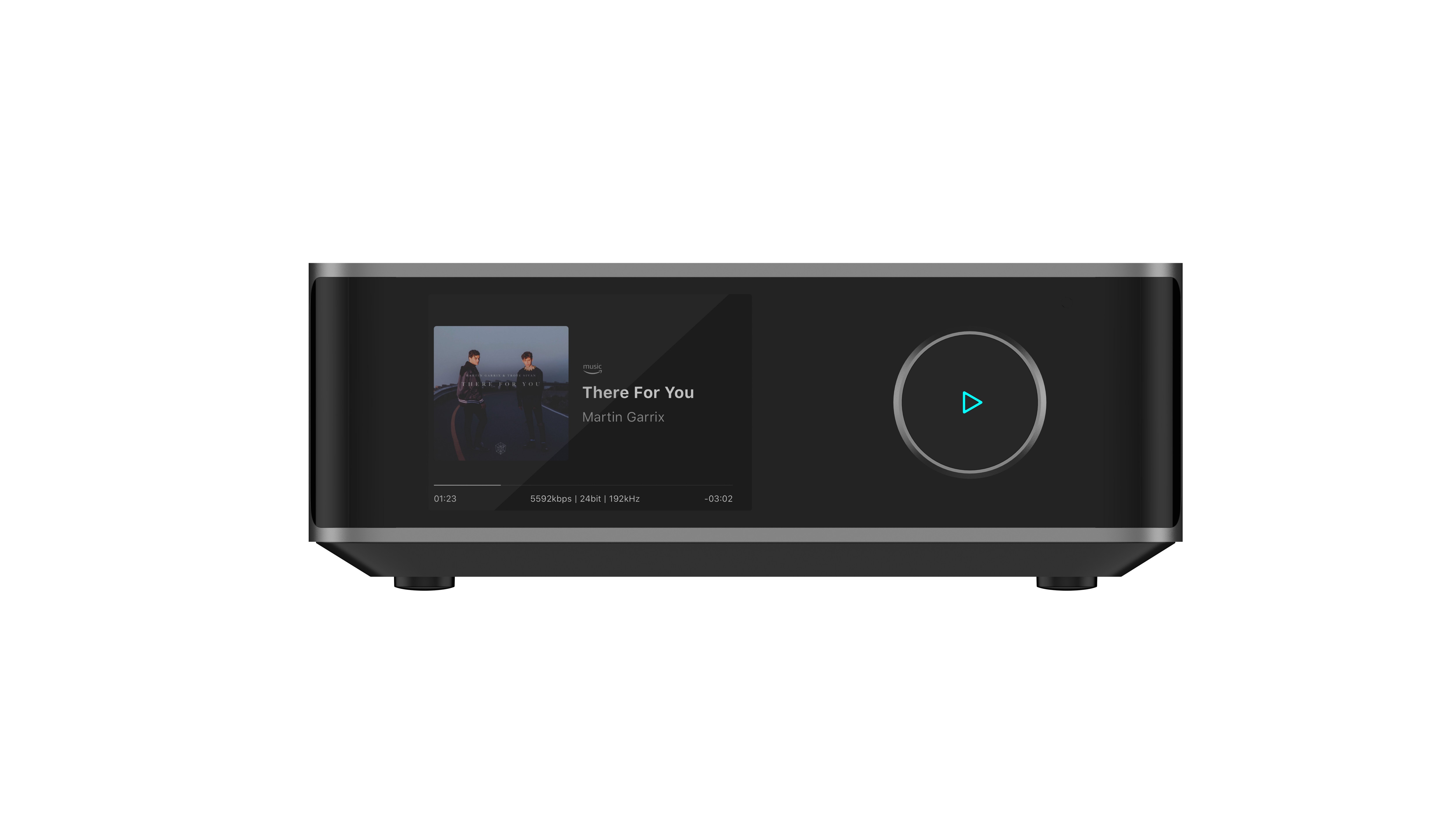 Wiim Amp Ultra High-End-Streaming-Verstärker grau