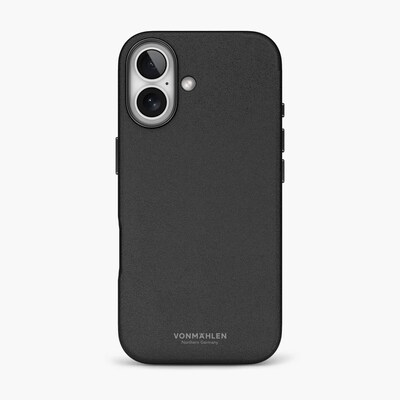 Vonmählen Like Leather Case für iPhone 17 schwarz
