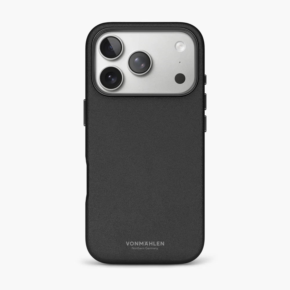 Vonmählen Like Leather Case für iPhone 17 Pro Max Schwarz