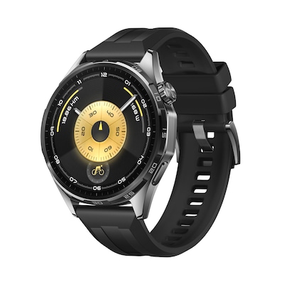 Huawei WATCH GT6 46mm (Atum-B19F),Black Fluoroelastomer Strap