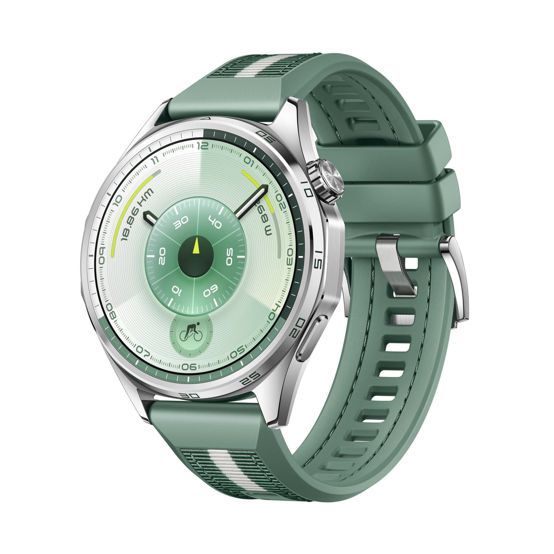 Huawei WATCH GT6 46mm (Atum-B19W), Green Woven Strap