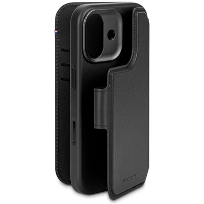 Decoded Leather Detachable Wallet iPhone 17 Black