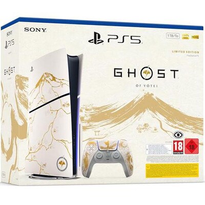 Sony PlayStation 5 Slim | Ghost of Yōtei™ Gold Limited Edition Bundle | Disc Edition | 1000 GB