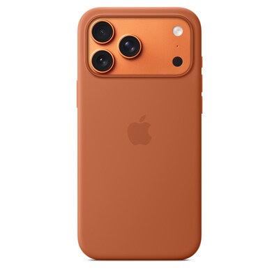 Apple Silicone Case mit MagSafe für iPhone 17 Pro Max Terracotta