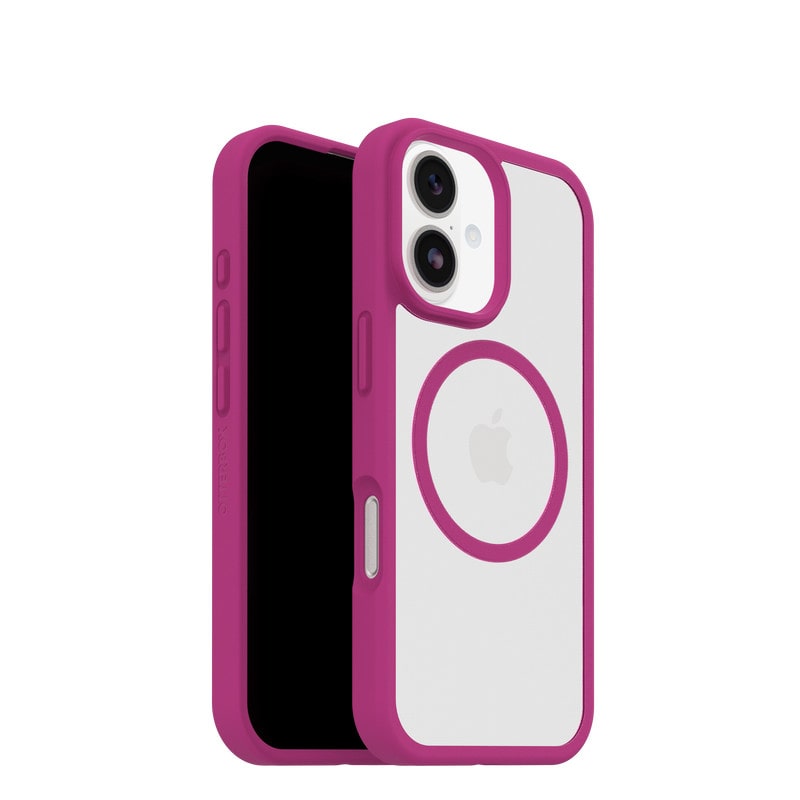 OtterBox React MagSafe Apple iPhone 17 Rose Crystal - clear/pink