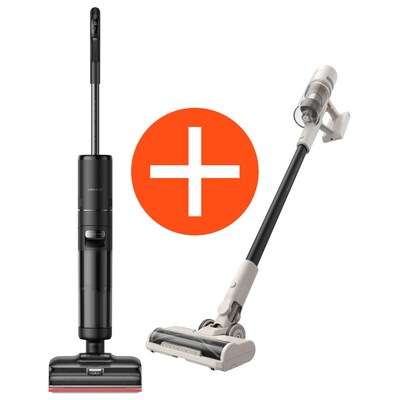 H15 Pro Foam Wash Nass- und Trockensauger schwarz 5000mAh 400W + U10 Akku-Staubsauger beutellos