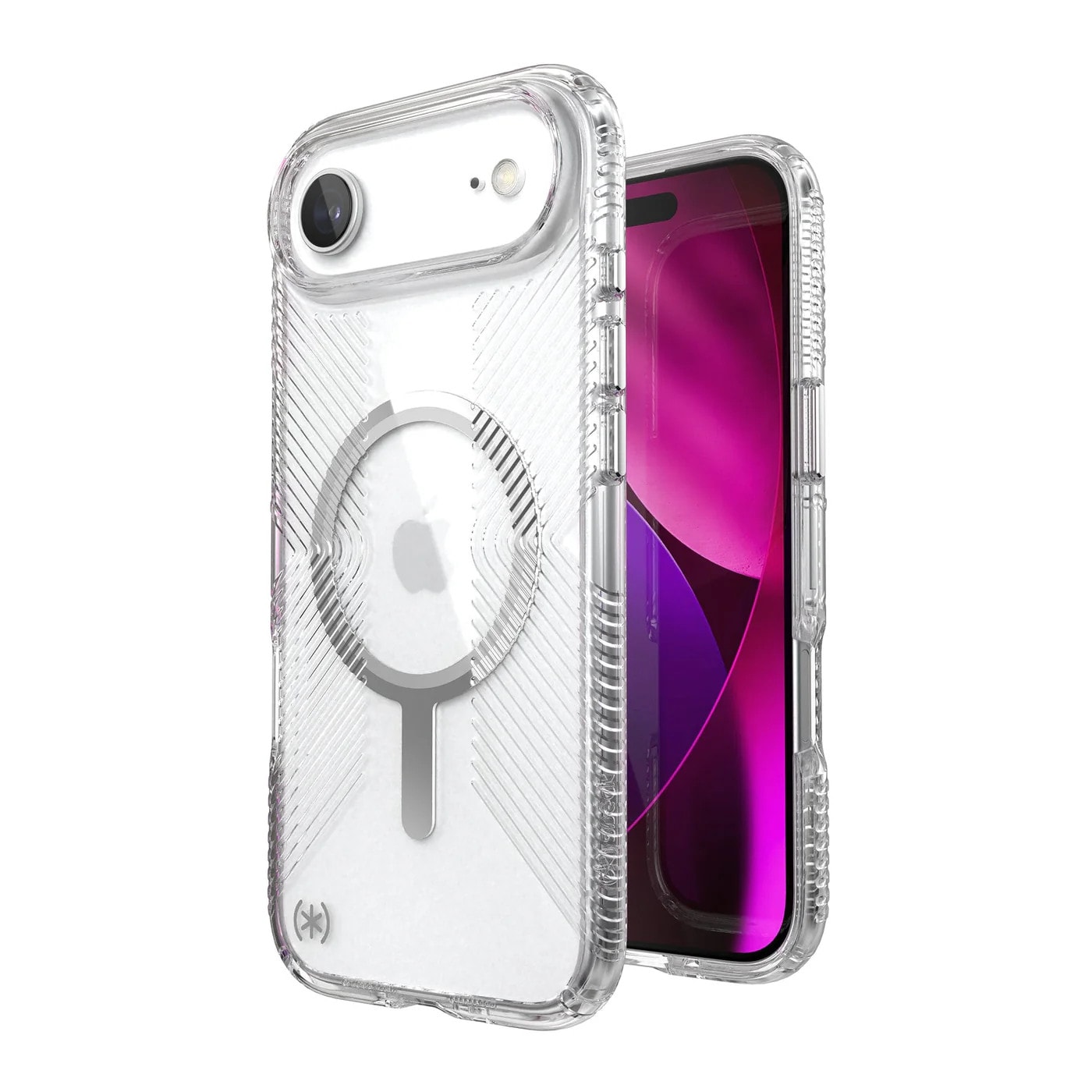 Speck Presidio Perfect Clear Grip MagSafe iPhone 17 Air clear/silver