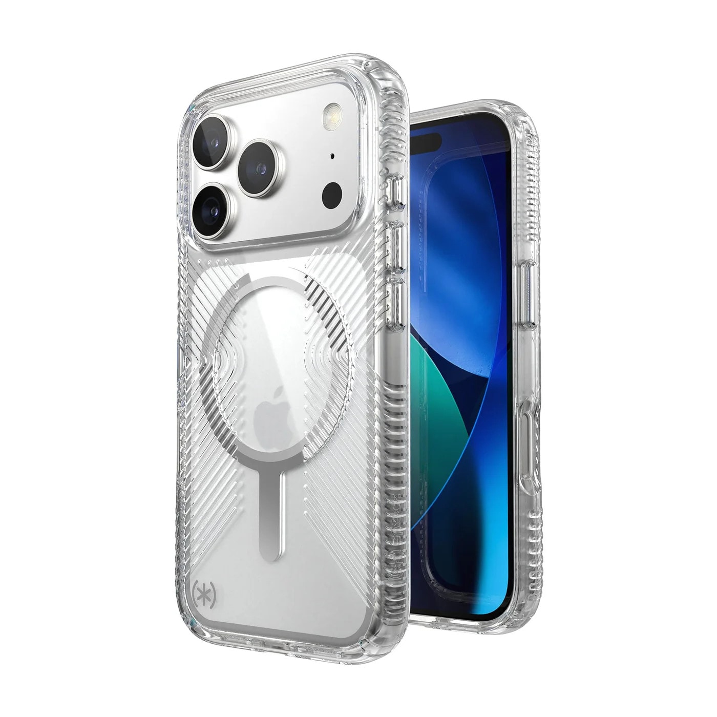 Speck Presidio Perfect Clear Grip MagSafe iPhone 17 Pro Max clear/silver