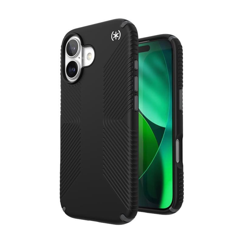 Speck Presidio2 Grip MagSafe iPhone 17 schwarz/schiefergrau/weiß