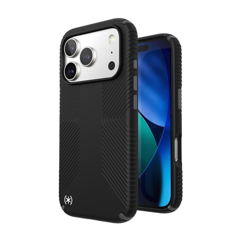 Speck Presidio2 Grip MagSafe iPhone 17 Pro schwarz/schiefergrau/weiß