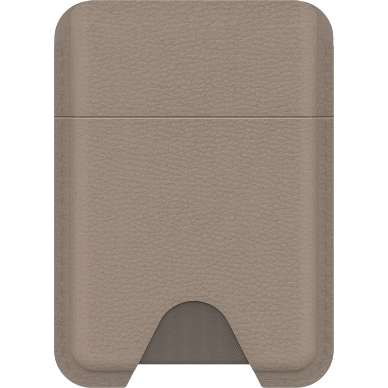 OtterBox Symmetry Cactus Leather MagSafe Wallet Cottonwood Glen - light grey