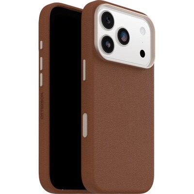 OtterBox Symmetry Cactus Leather Camera Control Apple iPhone 17 Pro Desert Saddle - brown