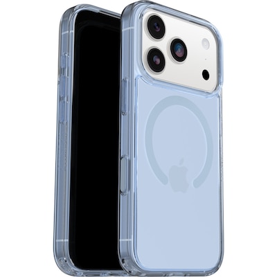 OtterBox Symmetry Clear MagSafe Camera Control Apple iPhone 17 Pro Silver Glade - blue