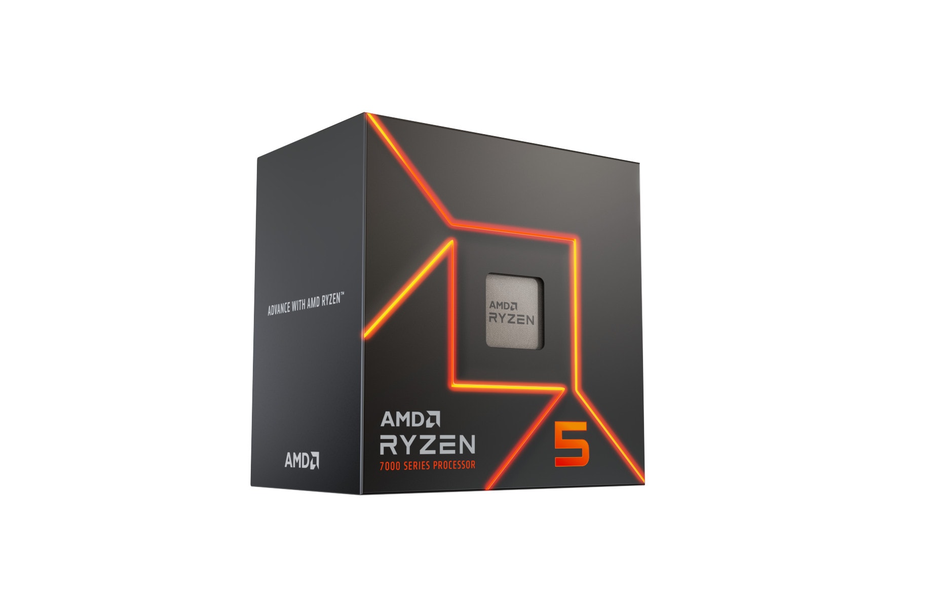AMD Ryzen™ 5 7400 6-Kern CPU, Sockel AM5, Boxed (mit Wraith Stealth Kühler)