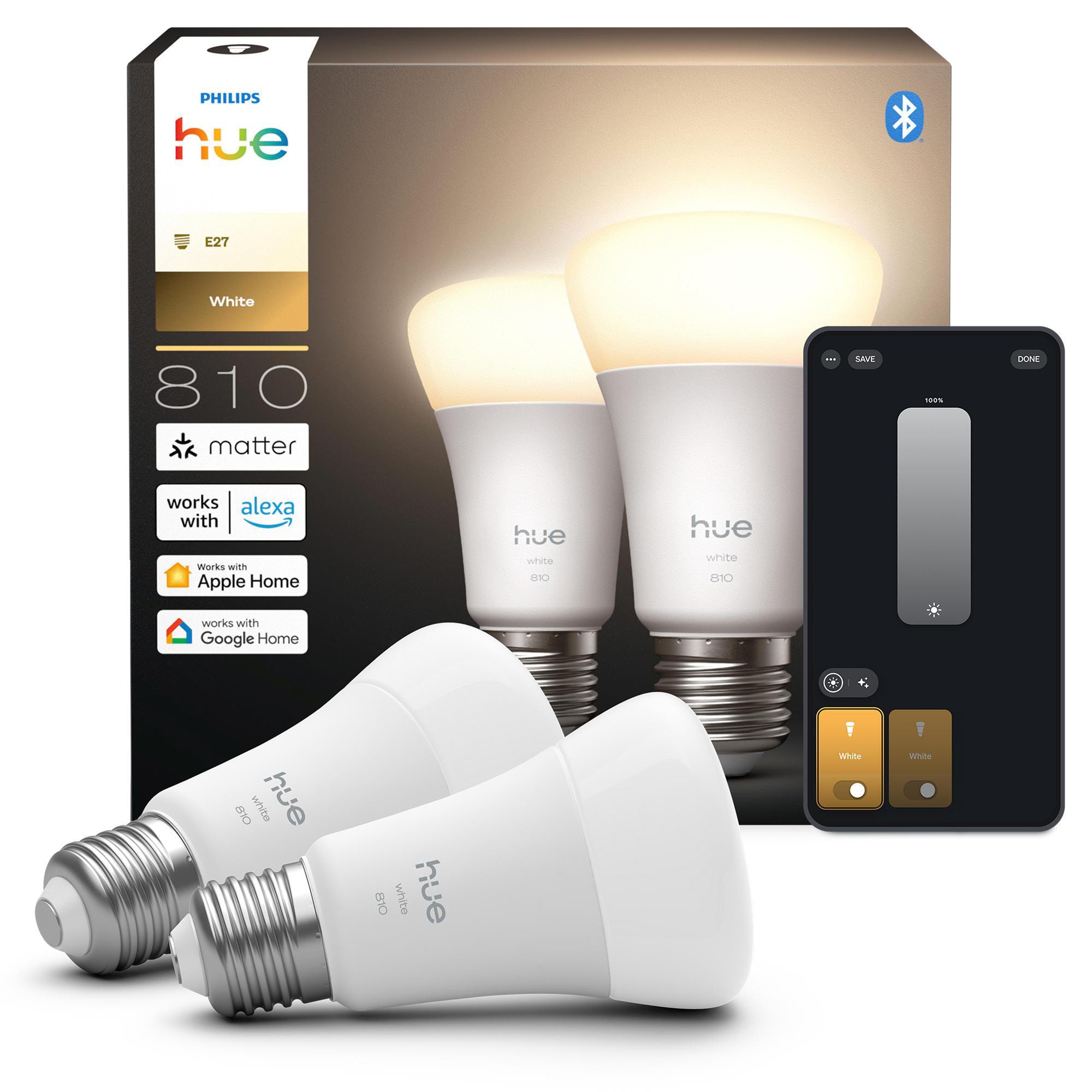 Philips Hue White E27 Dopelpack 810Lm 60W E