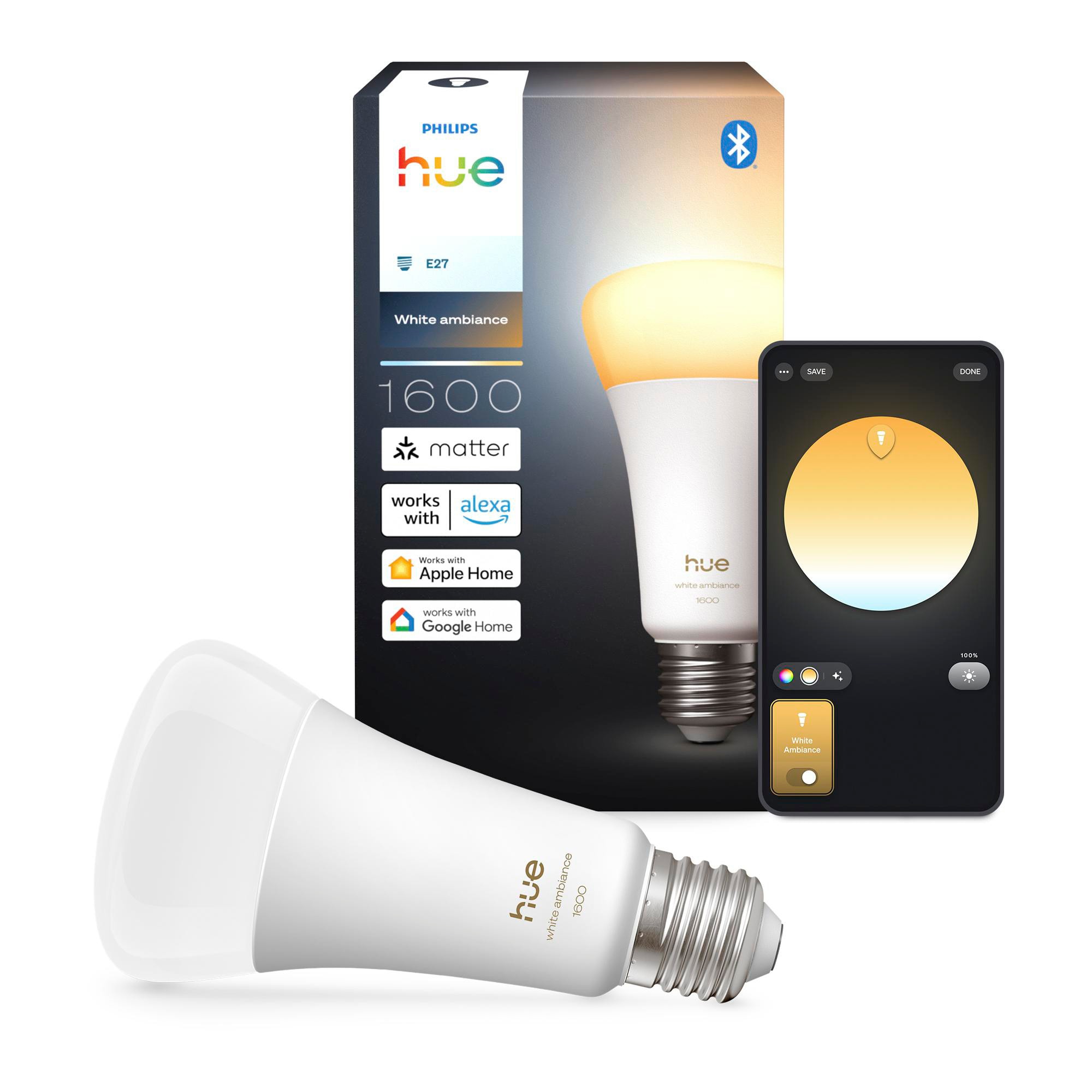 Philiph Hue Smart LED Leuchtmittel 11,8 W E27 warmweiß-kühlweiß dimmbar - Bild 3