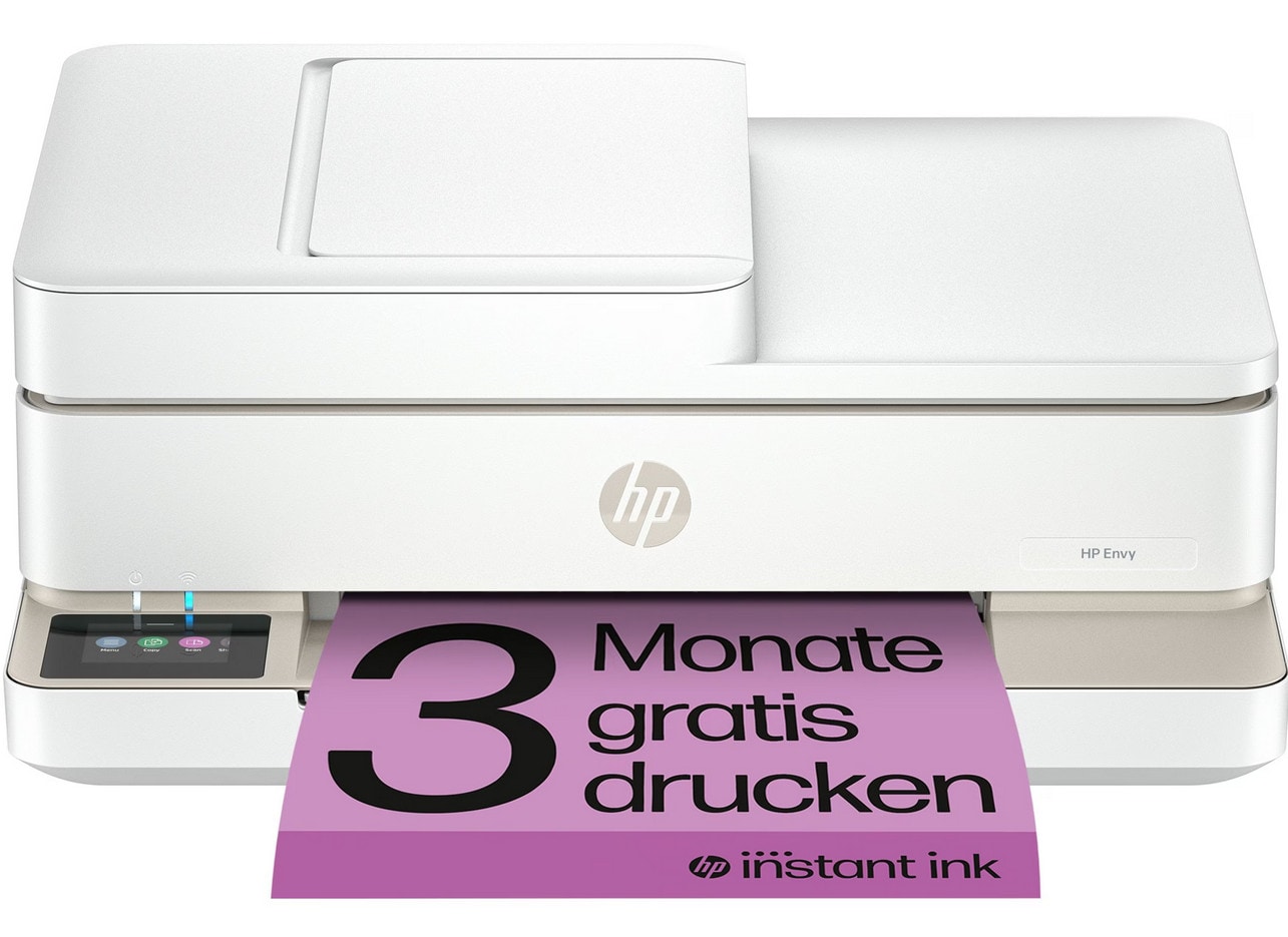 HP Envy 6520e Multifunktionsdrucker Scanner Kopierer WLAN Instant Ink 20€ Cashback