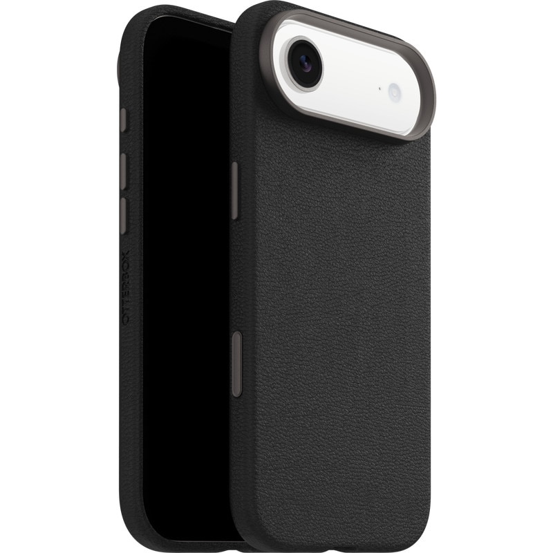 OtterBox Symmetry Cactus Leather Camera Control Apple iPhone Air Noir Ash - schwarz