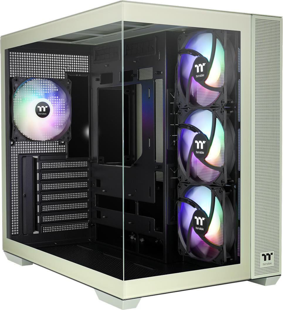 THERMALTAKE View 380 TG ARGB Mid Tower ATX Gehäuse Sichtfenster matcha green