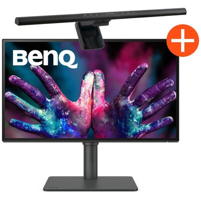 Image of BenQ PD2506Q 63,5cm (25") WQHD IPS Monitor + ScreenBar Pro Monitor Lampe schwarz
