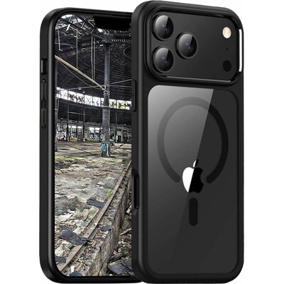 JT Berlin BackCase Pankow Hybrid MagSafe für iPhone Pro Max schwarz/transparent
