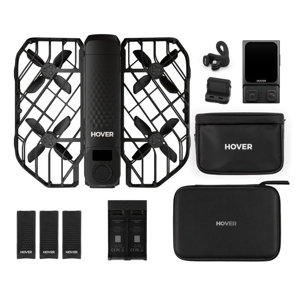 Hoverair Kamera-Drohne X1 Pro Ultimatives Fahrrad-Set Schwarz Sp06h072