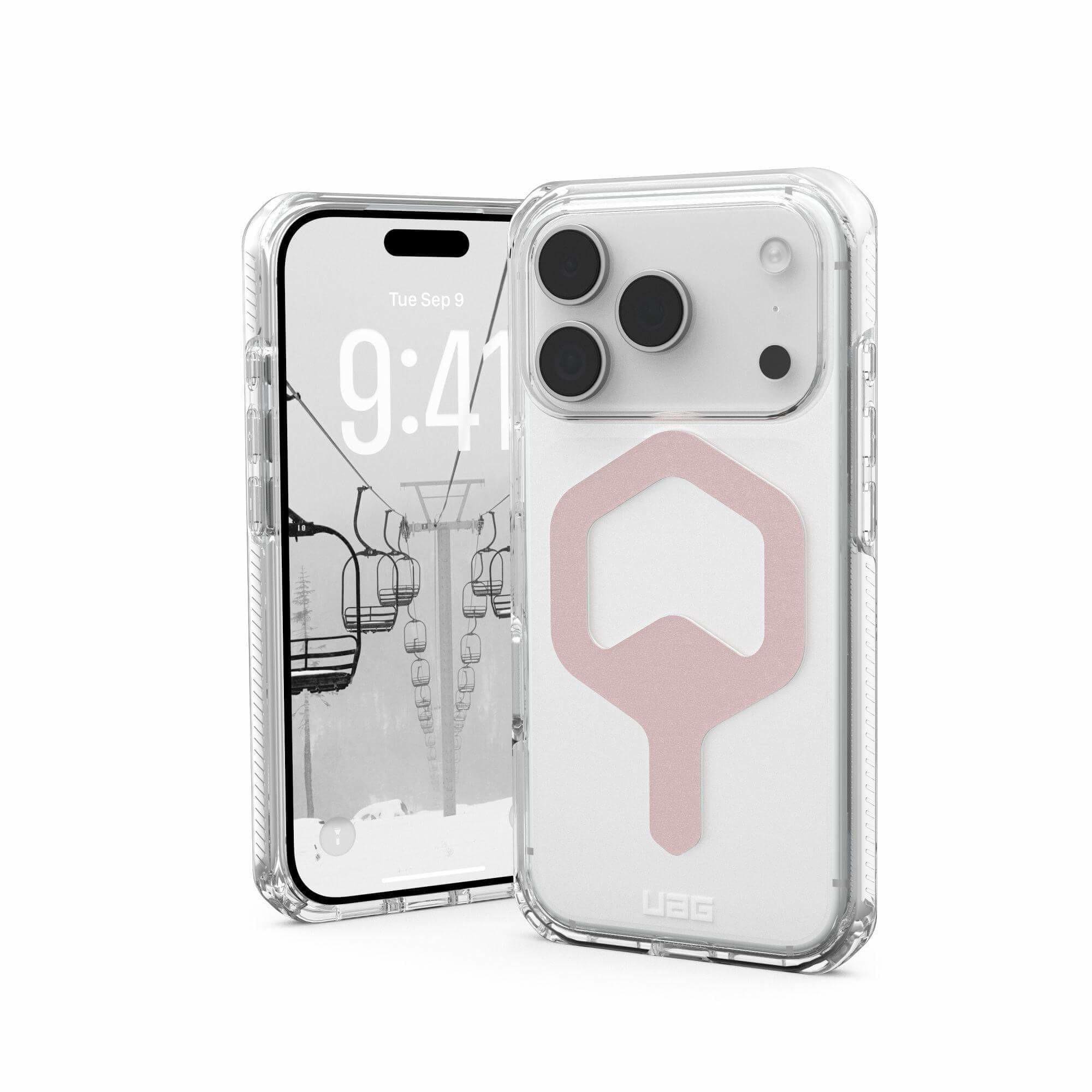 UAG Urban Armor Gear Plyo MagSafe Case Apple iPhone 17 Pro Max ice (transparent/rose gold)