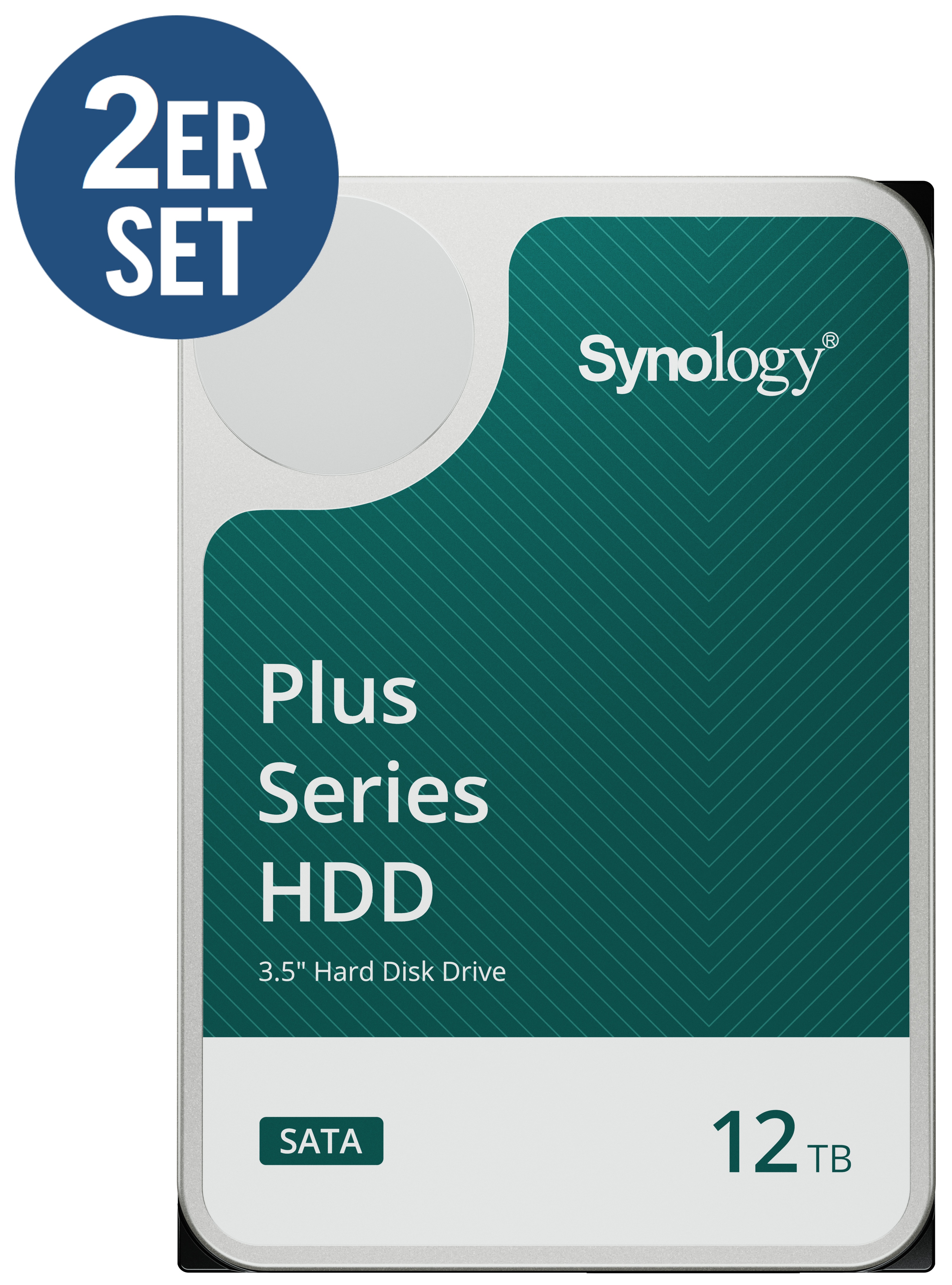 Synology 2x HAT3310-12T 24TB - 2x 12 TB 7200 rpm 256 MB 3,5 Zoll SATA 6 Gbit/s CMR Doppelpack